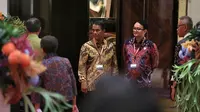 Mentan Amran Dampingi Presiden Jokowi Sambut Sejumlah Tamu Negara Saat Gala Dinner Indonesia - Africa Forum