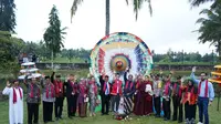 Festival Budaya Bumi Mandala Di Candi Ngawen.&nbsp; foto: istimewa