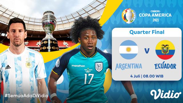 Jadwal Live Streaming 8 Besar Copa America 2021, Minggu 4 ...