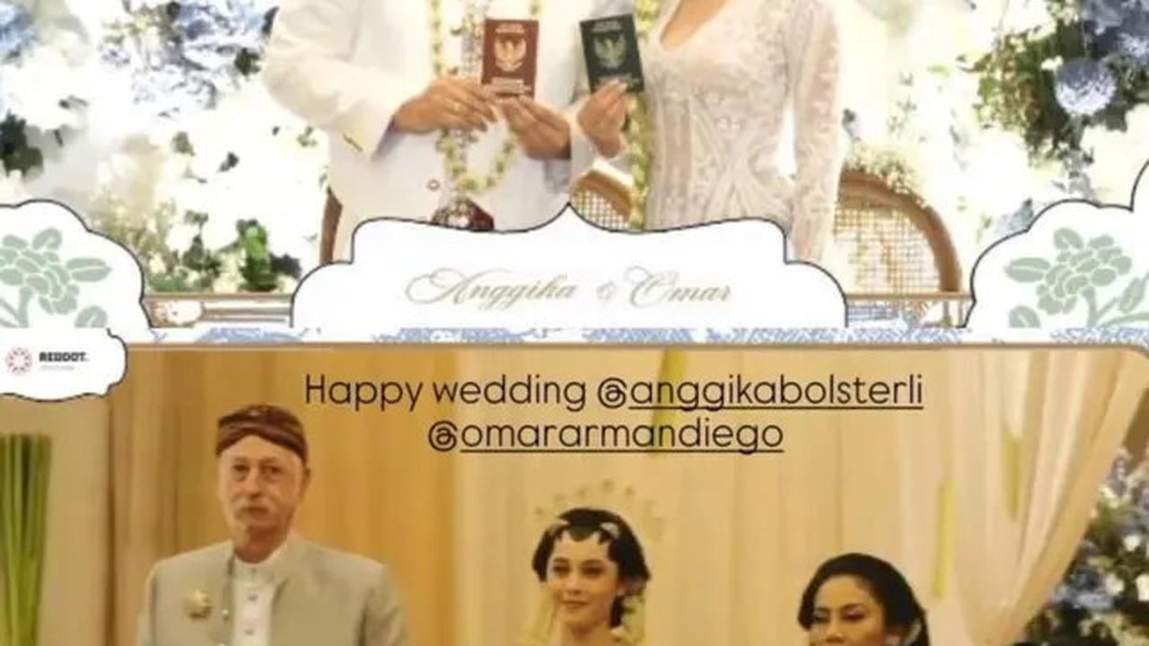 7 Potret Pernikahan Anggika Bolsterli dan Omar Bertema Jawa, Mahar Uang Swiss