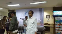 Presiden Jokowi saat mendampingi proses lahiran Kahiyang Ayu di Rumah Sakit YPK Menteng Jakarta Pusat.