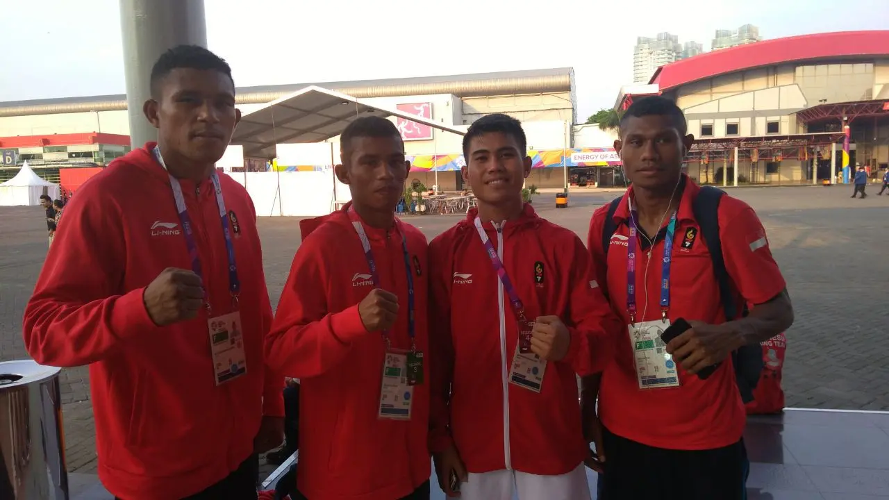 Petinju andalan Indonesia di Asian Games 2018.