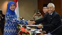 Rapat Paripurna DPR RI mengesahkan Rancangan Undang-Undang (RUU) tentang Merek dan Indikasi Geografis menjadi Undang-Undang.