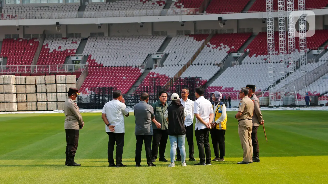 Persiapan piala dunia U20 Ketua PSSI tinjau SU GBK
