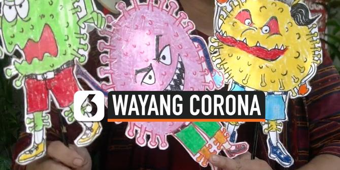 VIDEO: Kreatif, Guru ini Gunakan Wayang untuk Sosialisasi Corona ke Murid