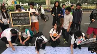 PMII Galang Tanda Tangan Dukung Polri Berantas Terorisme