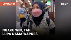 Pusing! Wanita Ini Ngaku Lupa Nama Wakil Presiden