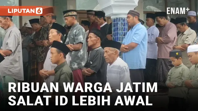 Idul Fitri Lebih Awal, Ribuan Warga di Jawa Timur Laksanakan Salat Id pada Hari Selasa