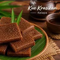 Kue Krasikan Kelapa Legit. (AI Generated)