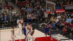 Berita video game recap NBA 2017-2018 antara Portland Trail Blazers melawan New York Knicks dengan skor 111-87.