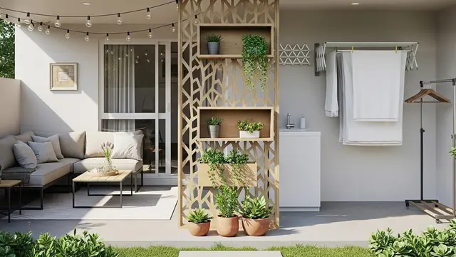 Model Rumah Mungil Tapi Muat Ruang Cuci Jemur Semi-Terbuka