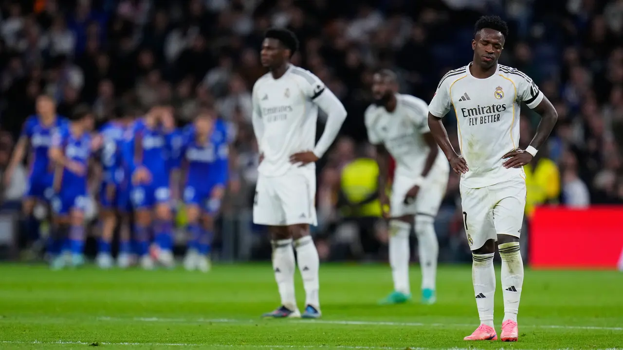 Foto: Real Madrid Dipecundangi Getafe di Liga Spanyol, Laga Diwarnai Dua Kartu Merah