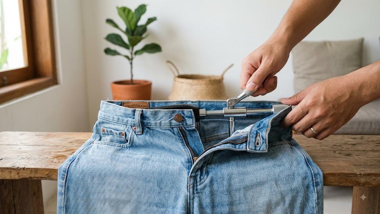 Cara Mengatasi Jeans yang Terlalu Ketat di Pinggang