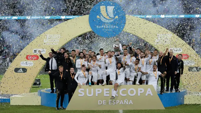 Real Madrid Raih Juara Piala Super Spanyol