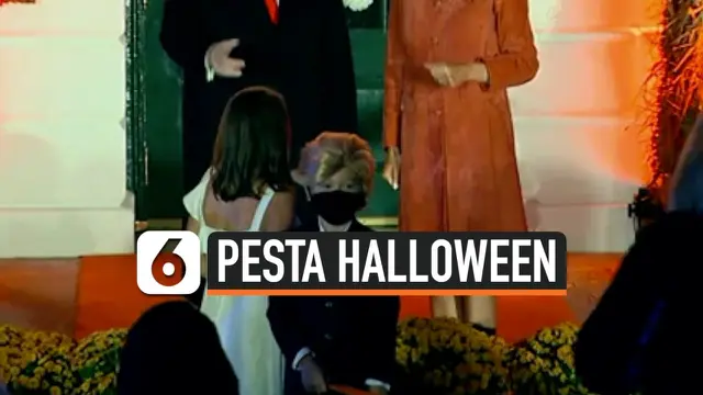 VIDEO: Viral, Bocah Berdandan Seperti Donald Trump di Pesta Halloween