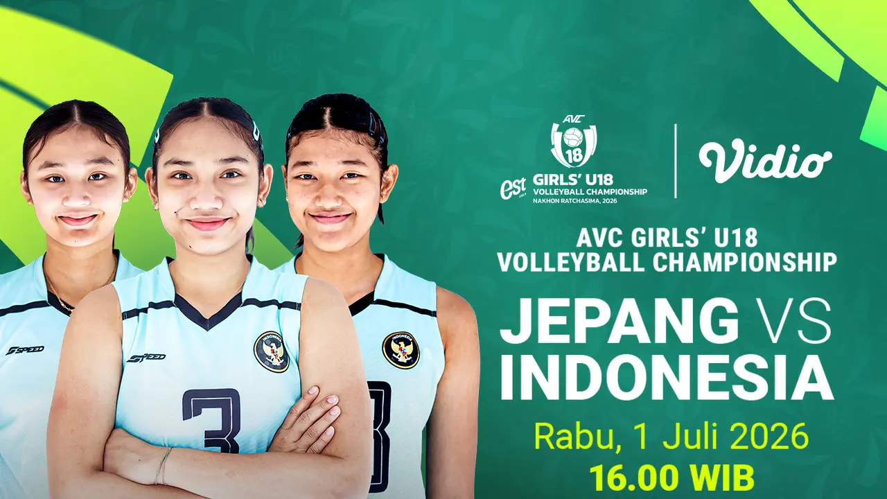 AVC Girls’ U18 Championship - Jepang vs Indonesia
