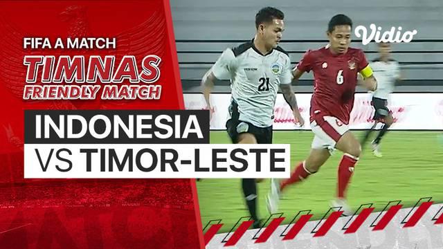 Berita video mini match dari pertandingan uji coba FIFA Matchday antara Timnas Indonesia melawan Timor Leste yang berakhir dengan skor 4-1, Kamis (27/1/2022) malam hari WIB.