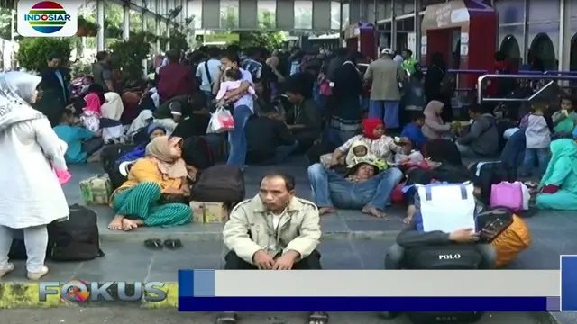 Hari Ini 24 Ribu Pemudik Diberangkatkan dari Stasiun Pasar Senen