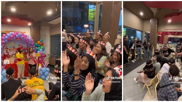 Viral Momen Ultah ke-22 di Restoran Siap Saji Ini Bikin Nostalgia, Kenang Masa Kecil