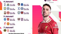 Jadwal pertanidngan Liga Inggris 2024/25 Matchweek 20 di Vidio pekan ini. (sum. doc. vidio.com)