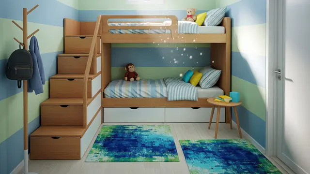 Desain Kamar Anak dengan Bunk Bed (Tempat Tidur Bertingkat)