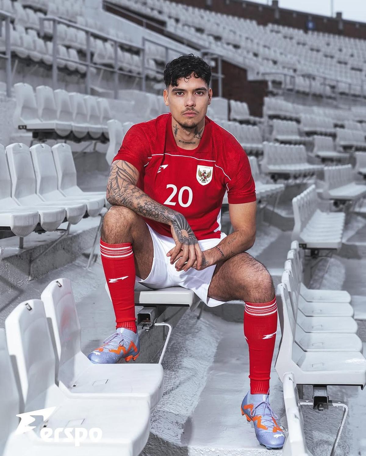 Erspo luncurkan jersey baru Timnas Indonesia