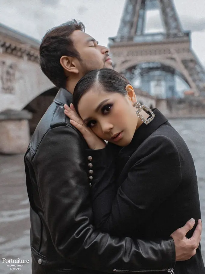 6 Pemotretan Raffi Ahmad dan Nagita Slavina di Paris, Elegan
