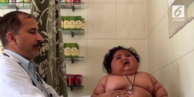 VIDEO: Bayi Obesitas Miliki Berat 17 Kg