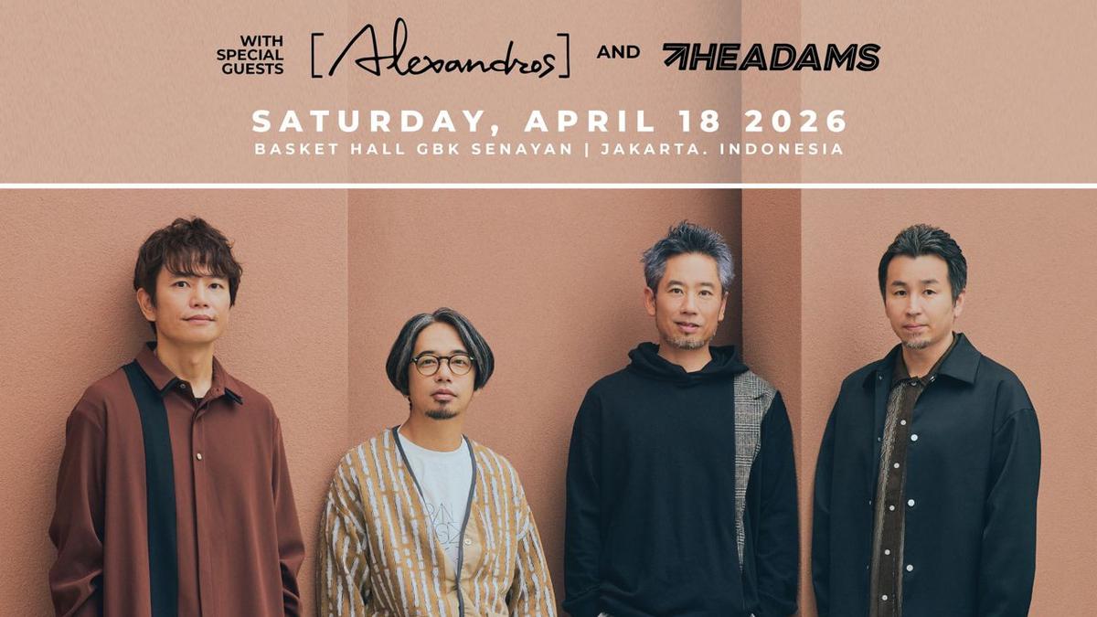 Band Rock Jepang Asian Kung-Fu Generation Konser di Jakarta 18 April 2026, Tandai 30 Tahun Berkarya!