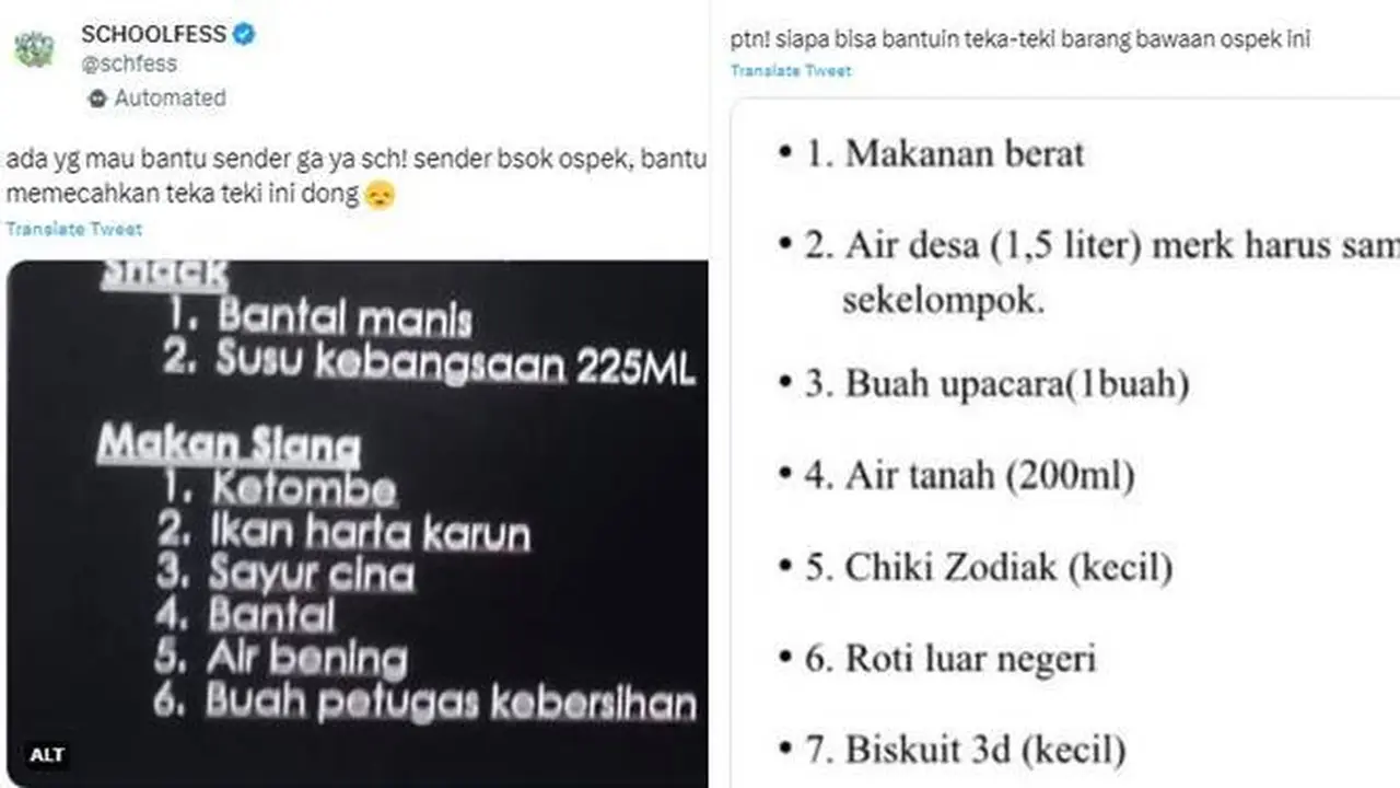 7 Teka-Teki Penugasan Ospek untuk Mahasiswa Baru Ini Bikin Mikir