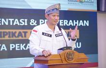 Kunjungi Riau, Menteri ATR Dampingi Presiden Resmikan Jalan Tol Pekanbaru-Padang Ruas Bangkinang-XIII Koto Kampar