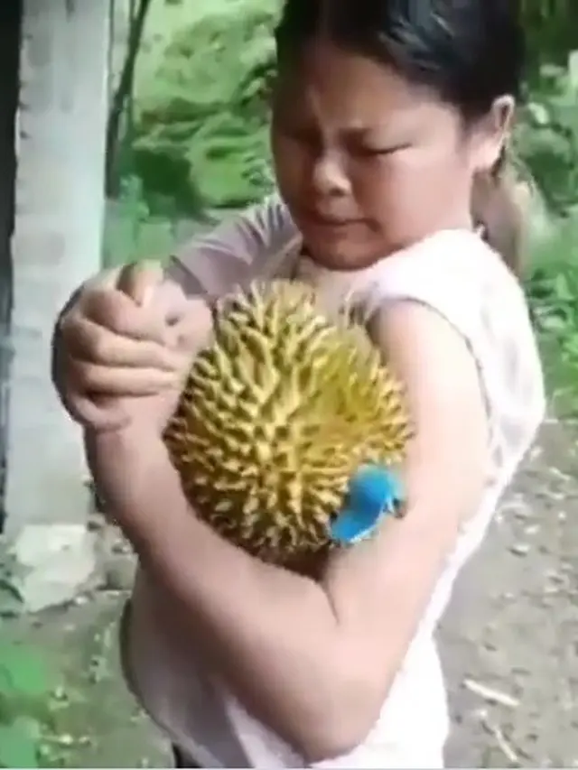 belah duren dengan tangan kosong
