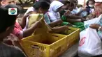 Baju bekas layak pakai yang dijual oleh sebuah yayasan di Jawa Tengah itu, dijual seharga seribu rupiah hingga dua ribu rupiah, perpotongnya. Dalam hitungan satu jam, baju-baju bekas tersebut, ludes tak bersisa.