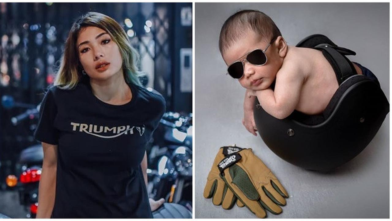 6 Pemotretan Baby Born Anak Nabila Putri, Gayanya Curi Perhatian