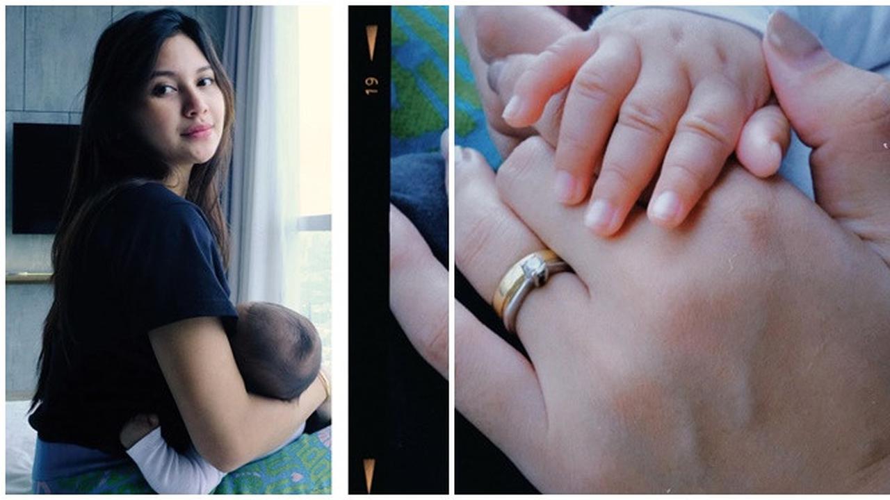 6 Potret Indah Permatasari Peluk Buah Hati, Masih Rahasikan Wajah dan Namanya