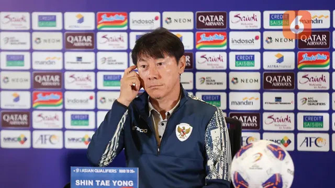 Foto: Kontroversi Wasit Nodai Laga Ke-50 Shin Tae-yong bersama Timnas Indonesia