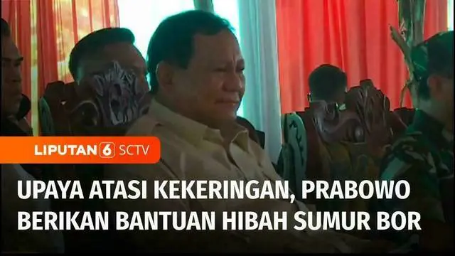VIDEO: Disambut Ratusan Warga, Prabowo Berikan Bantuan Sumur Bor Bagi Warga Terdampak Kekeringan