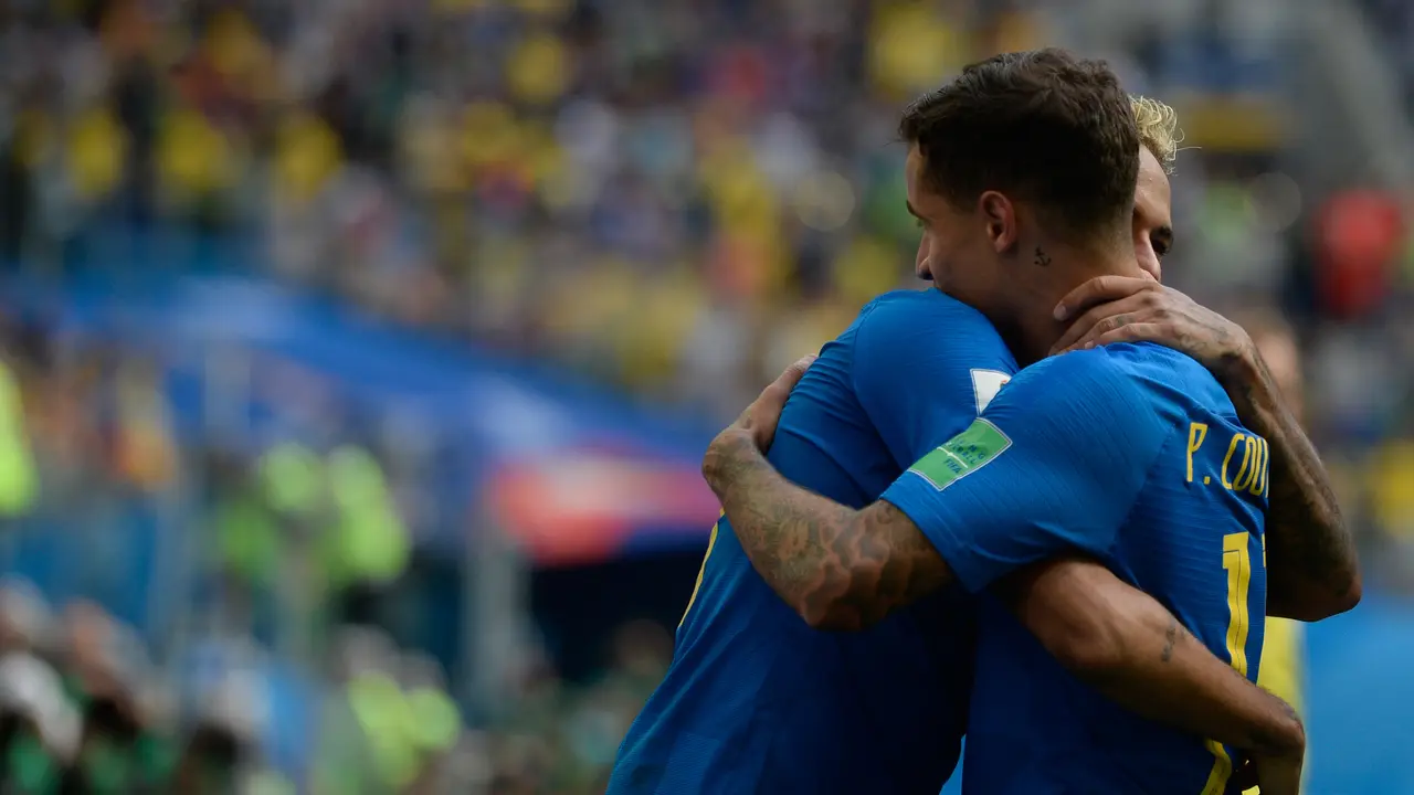 Timnas Brasil, Neymar Jr, Philippe Coutinho, Piala Dunia 2018