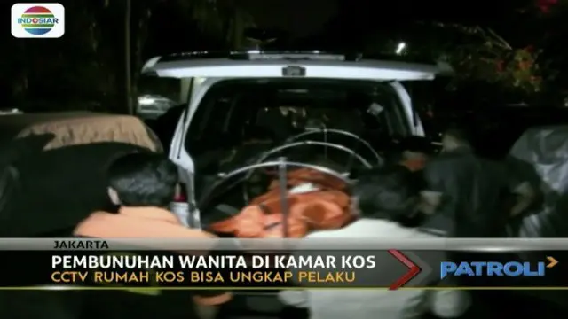 Seorang wanita muda ditemukan tewas di kamar kosnya di daerah Tanjung Duren, Jakarta Barat.