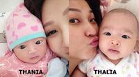 4 Potret Kemiripan Thalia dan Thania Putri Ruben Onsu Saat Masih Bayi (sumber: Instagram.com/thaliaputrionsu & Instagram.com/rubenonsu)