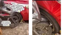 8 Potret Kendaraan Parkir Sembarangan Diserang Balik oleh Orang yang Kesal