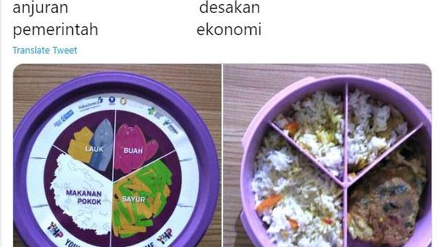 Bekal Makanan Serba Telur Disebut Menu Desakan Ekonomi