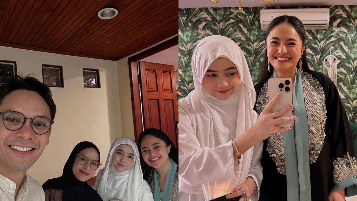 7 Potret Lebaran Sienna Anak Ben Kasyafani, Rayakan Bareng Dua Ibu