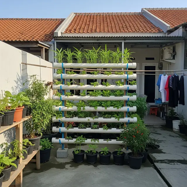 9 Ide Kebun Sayur Gantung di Rumah Kecil, Maksimalkan Lahan Sempit
