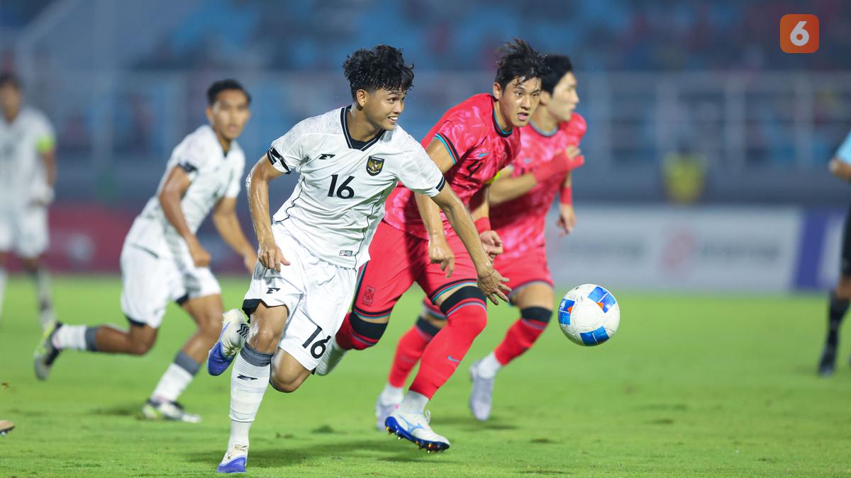 Hasil Korea Selatan vs Timnas Indonesia U-23: Gol Cepat, Garuda Muda Tertinggal 0-1 di Babak Pertama