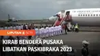 Prosesi kirab bendera pusaka dan teks proklamasi dari Jakarta ke Ibu Kota Nusantara, Kalimantan Timur, kembali melibatkan Purna Paskibraka 2023. Mereka pun bangga, karena terlibat dalam peristiwa bersejarah yang baru pertama kali dilakukan.