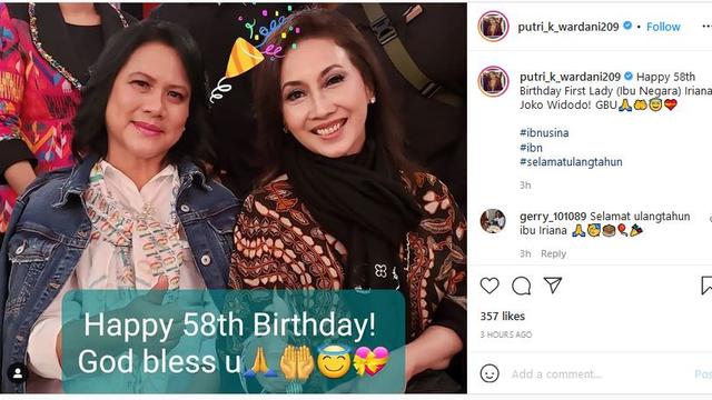 Iriana Jokowi Ulang Tahun ke-58, Ini Ini 6 Ucapan Selamat dari Tokoh Nasional