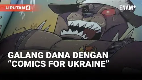 VIDEO: Komikus Galang Ratusan Ribu Dollar AS untuk Ukraina