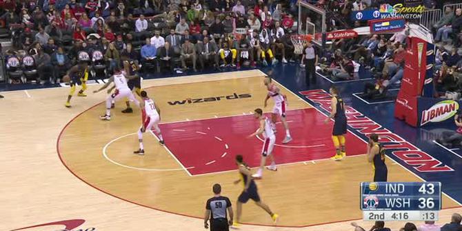 VIDEO : Cuplikan Pertandingan NBA, Pacers 98 vs Wizards 95