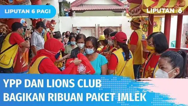 Lions Club 307-A1 bekerja sama dengan YPP SCTV-Indosiar memberikan 2.573 paket bingkisan imlek serta 2.500 masker kain di sepuluh vihara yang berada di Teluk Naga, Kab. Tangerang. Penerima didominasi oleh warga berusia lanjut.